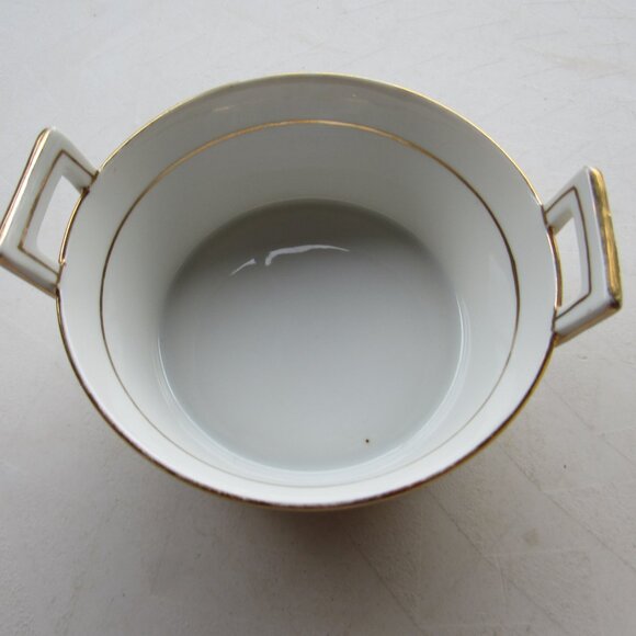 Vintage Nippon Floral Handled Bowl - Picture 8 of 8